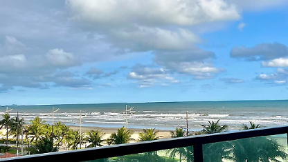 BM202 - Ap&ecirc; c/2 Dorm |1 Su&iacute;te| Ar Cond e Vista Mar